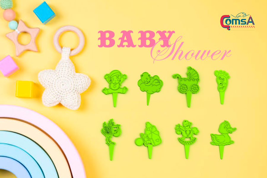 Pines para baby shower