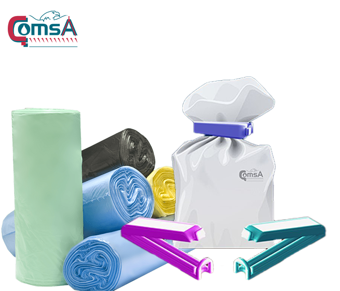 Broches plásticos para cerrar bolsas