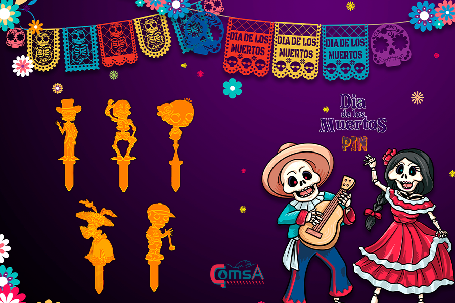 Pines de Día de Muertos