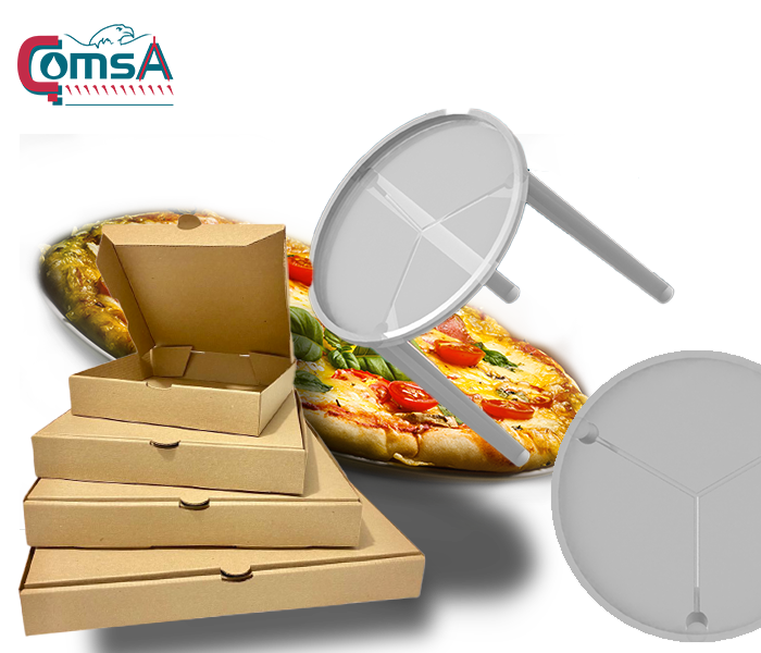 Base redonda para caja de pizza