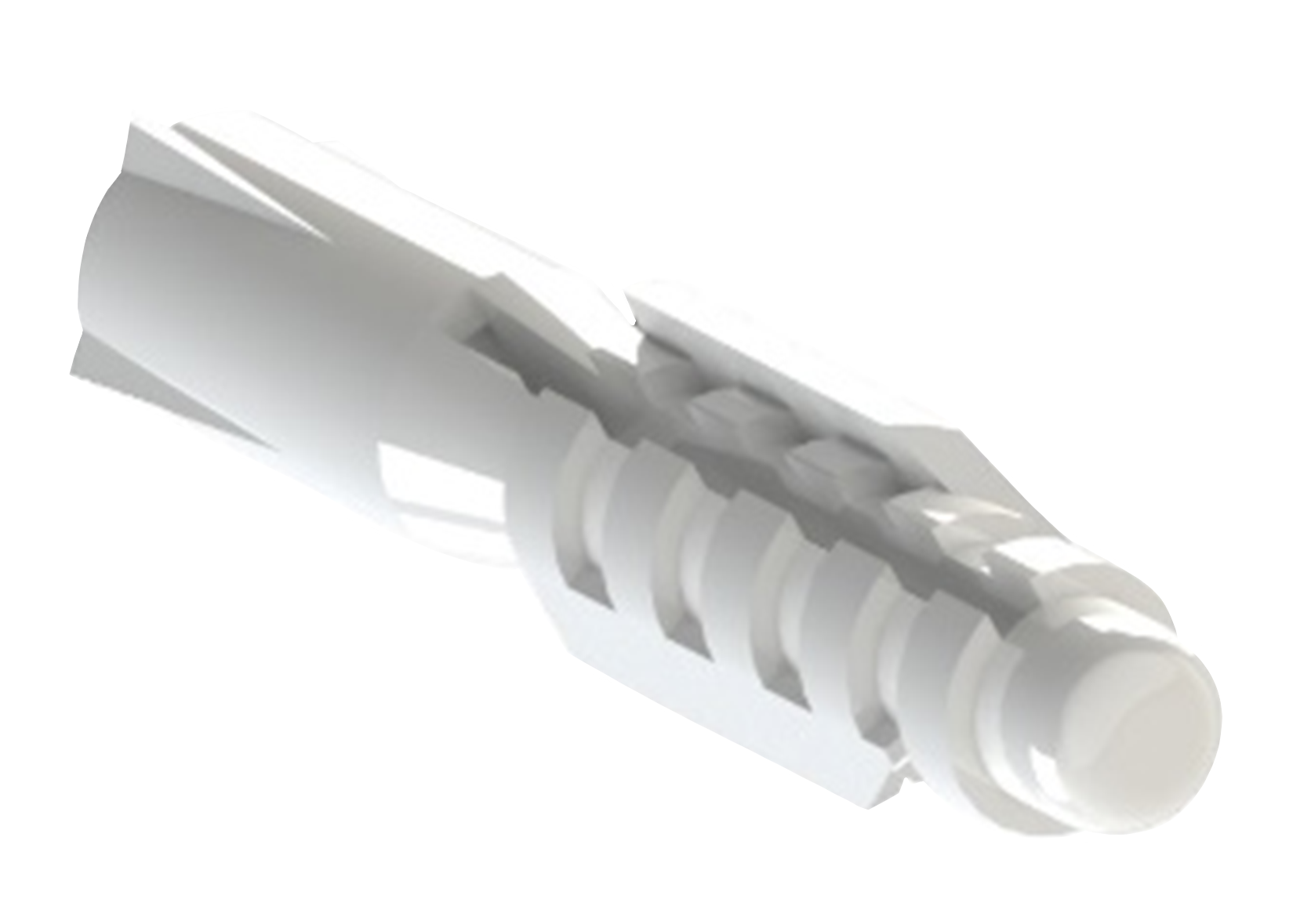 Taquete blanco de 1/4